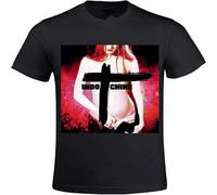 MISS LILLY Indochine Paradize T Shirts for Men Crew Neck Black 3XL