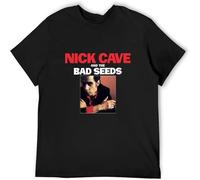 MISS LILLY Nick Cave and The Bad Seeds T-Shirt Graphic Unisex Casual Black XXL