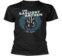MISS LILLY The Gaslight Anthem 'Boxing Gloves' T Shirt Black L