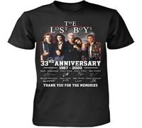 MISS LILLY The Lost Boy Shirt Anniversary 33rd Thank You for Memories 1987-2020 T-Shirt Gift Black L