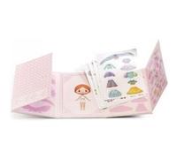 Miss Lilyruby-Stickers removable Jaune G
