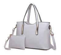 Miss Lulu 2 en 1 Sac Main et Portefeuille,Sac à Main avec Sangle et Pochette en PU Chic pour Bureau, Travail & Réunion
