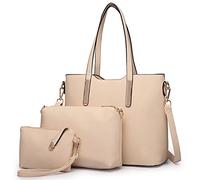 Miss Lulu Ensemble de Sacs à Main pour Femmes -comprenant Sacs, Portefeuilles, portefeuilles - idéal pour le bureau, l'école et les courses