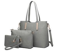 Miss Lulu Ensemble de Sacs à Main pour Femmes -comprenant Sacs, Portefeuilles, portefeuilles - idéal pour le bureau, l'école et les courses