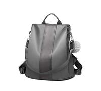 Miss Lulu Grand Sac à Dos Femme en PU Imperméable avec Fermeture Éclair Antivol - Élégant et Sécurisé pour Voyages et Usage Quotidien