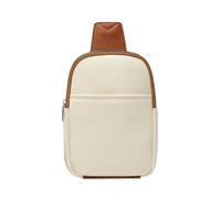 Miss Lulu Sac a Bandoulière pour Femme, Petit Sac Chest Crossbody Bag Homme, Design Rétro (Beige)
