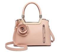 Miss Lulu Petit Sac Bandouliere Femmes Joli Sacs à Main en Simili Cuir Fleur pour Usage Quotidien