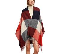 Miss Lulu Oak & Tea Écharpe D'hiver Chaude pour Femme Motif Tartan Toucher Cachemire Cadeau Femmes