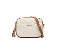 Miss Lulu Petit Sac à Main Bandoulière Fille en Cuir Synthétique - Texture Tressée en V avec Pompon - Imperméable Sac Porté Épaule, Cadeau pour Noël et Fêtes