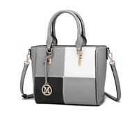 Miss Lulu Petit Sac à Main de Femme avec Bandoulière,Sac à Bandoulière Classique à Carreaux,Chic PU Cabas Femme