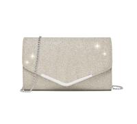 Miss Lulu Pochette élégante pour femme, mini sac à bandoulière pour femme, peut contenir une tablette de 2,6 m, convient pour les fêtes, mariages, banquets, cadeaux, 0-2 Or, 9.45 x 5.91 x 2.36 inches