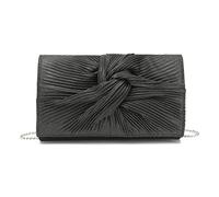 MissLuLu Pochettes et Clutches Femme - Pochette Élégante pour Soirées Mariage, avec Grand Nœud Doux et Fines Paillettes, Sac à Main Synthétique