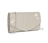 Miss Lulu Pochette Femme en Daim avec Chaîne - Mini Sac à Main de Soirée, Clutch Pratique pour Mariage et Saint-Valentin, Idéal pour Fêtes et Cérémonies