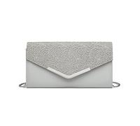 Miss Lulu Pochettes pour femmes, Pochette en enveloppante dentelle florale, Sac à bandoulière avec chaîne élégante, Pochette Fashion Cadeau pour les Filles Fête Mariage Maman Soirée