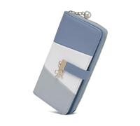 Miss Lulu Portefeuille pour Femme, Porte-Monnaie Long Tricolore avec Fentes pour Cartes Multiples et Compartiments spacieux en Cuir PU, Cadeau pour Petite Amie ou Fille