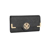 Miss Lulu Portefeuille Long pour Femme en Simili Cuir - Élégant avec Fermeture Éclair, Compartiments Cartes et Poche Téléphone pour Noël et Les Fêtes