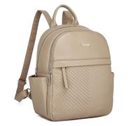 Miss Lulu Sac a Dos Antivol Femme Grand en Cuir PU, Sacs à Main Portés Dos Imperméable V Elegant Leger, Backpack pour Voyage L'école Travail Université Collège Shopping