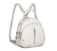 Miss Lulu Sac à dos féminin en PU waterproof - Sac à dos de voyage léger et petit avec sangle amovible, 4 poches à fermeture éclair