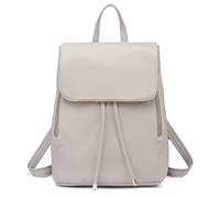 Miss Lulu Sac à Dos Femme Chic en Cuir PU à Rabat avec Cordon de Serrage