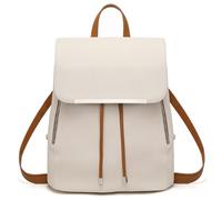 Miss Lulu Sac à dos femme élégant léger pour école travail et quotidien, Sac antivol femme en PU étanche et compartiment sécurisé