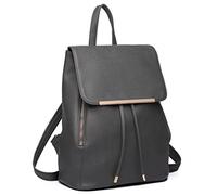 Miss Lulu Sac à dos femme élégant léger pour école travail et quotidien, Sac antivol femme en PU étanche et compartiment sécurisé