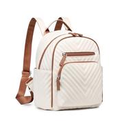 Miss Lulu Sac à dos Femme en Cuir PU léger, Mini Sacs Portés Dos avec multiples compartiments, Anti-vol Sacs À Bandoulière Élégant Chic, idéal pour Travail, Voyages et Vie quotidienne.