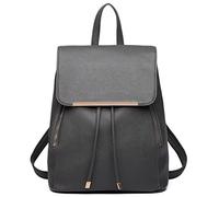 Miss Lulu Sac à Dos pour Femme en Simili Cuir Sac de Jour Waterproof College Voyage