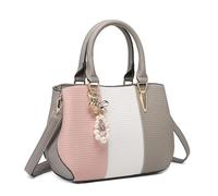 Miss Lulu Sac à Main Femme Multicolore 3 Couleurs - Sac Fourre-Tout Élégant pour Travail, Shopping et Voyage