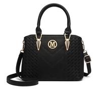 Miss Lulu Sac à main femme tendance 2025,Sac à main bandoulière motif PU chevron en,Sac a main femme cours pour travail shopping et sortie quotiden