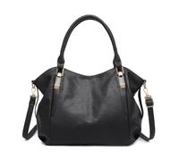 Miss Lulu Femmes Sac Fourre-tout, Sac à Bandoulière en Cuir PU Souple, Grand Sac à la Mode, Cadeau Simple et élégant Pour le Bureau, Voyage, l'école, la Bibliothèque et Shopper