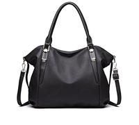 Miss Lulu Sac à main hobo pour femmes,Sac fourre-tout en Simili Cuir PU,léger avec Bandoulière,idéal pour les cours,le travail et l'utilisation quotidienne