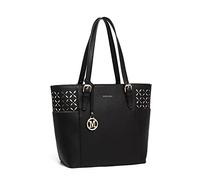 Miss Lulu Femme Sac Cabas A4 Vintage - Cuir PU Imperméable, Grand Fourre-Tout Élégant, Polyvalent pour École, Bureau & Voyage - Cadeau Tendance pour Filles