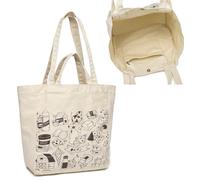 Miss Lulu Sac Cabas Réutilisable de Shopping, Grand Sac à main de 13'' Laptop, En Toile ImperméAble, Fourre-Tout de Voyage, Deux Bretelles de Porter épaule,Joli Cadeau de Noël