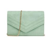 Miss Lulu Sac Pochette Femme Sacs Clutches Soirée, Sac à Main de Mariage avec Bandoulière en Chaîne Amovible, Utilisable en Sac à Épaule & Bandoulière