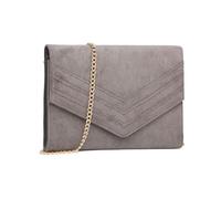 Miss Lulu Sac Pochette Femme Sacs Clutches Soirée, Sac à Main de Mariage avec Bandoulière en Chaîne Amovible, Utilisable en Sac à Épaule & Bandoulière