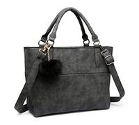 Miss Lulu Sac Portés Epaule pour Femme, Sac à Bandoulière, Sac à Main Moyen avec Bandoulière Amovible et Réglable, Similicuir