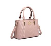 Miss Lulu Sac à Main Femme Grande Capacité en PU avec Motif Chessboard et Logo M - Sac Bandoulière Polyvalent pour Université, Travail - Idéal Cadeau de Fête