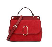 Miss Lulu Sacs Porté Epaule Femme,Petit Sac à Main Bandoulière,Sac à Rabat Élégant avec Suede et PU Cuir