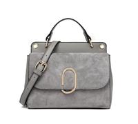 Miss Lulu Sacs Porté Epaule Femme,Petit Sac à Main Bandoulière,Sac à Rabat Élégant avec Suede et PU Cuir