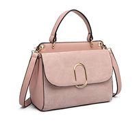 Miss Lulu Sacs Porté Epaule Femme,Petit Sac à Main Bandoulière,Sac à Rabat Élégant avec Suede et PU Cuir