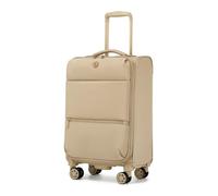 Miss Lulu Valise Cabine Souple - Valises Alliant Imperméabilité et Légèreté avec 4 Roues Silencieuses 360° et Poignée Télescopique - Bagage Cabine/Soute 32L, 59.5×36.5×25cm,Kaki