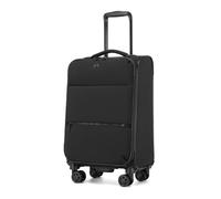 Miss Lulu Valise Cabine Souple - Valises Alliant Imperméabilité et Légèreté avec 4 Roues Silencieuses 360° et Poignée Télescopique - Bagage Cabine/Soute 32L, 59.5×36.5×25cm,Noir