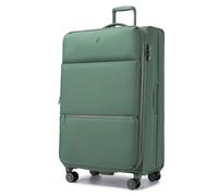 Miss Lulu Valise Grande Taille 85 cm 112 L, Grande Valise Souple Extensible 5 cm, Valise Soute Voyage Résistante avec Cadenas TSA et Roues Pivotantes 360° Silencieuses, Vert