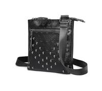 Miss Lulu Sac à Bandoulière Femme en Cuir Synthétique - Sac Téléphone Imperméable avec Longue Bandoulière, Compact et Élégant pour Voyage, Shopping et Quotidien