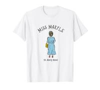 Miss Marple St Mary Mead Dessin en couleur T-Shirt