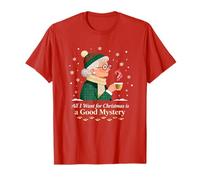 Miss Marple, Tout ce Que Je Veux pour Noël est Un Bon mystère T-Shirt