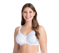 Miss Mary Cotton Now Soutien-Gorge Minimiseur Coton Armatures Grande Taille | Effet minimisant, Coton respirant, Armatures, Grande taille, Poitrine forte, Dentelle décorative, Bonnets plats