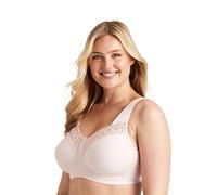 Miss Mary of Sweden : Broderie Anglaise, Soutien-Gorge de Confort en Coton, sans Armature 105B Rose