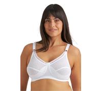 Miss Mary of Sweden : Cotton Dots, Soutien-Gorge de Bon Soutien, sans Armature, avec Panneau 100G Blanc