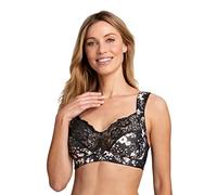 Miss Mary of Sweden - Soutien-Gorge Fauna sans Armatures Dentelle Imprimée 110F Noir